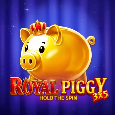 3x5 Royal Piggy: Hold The Spin game tile