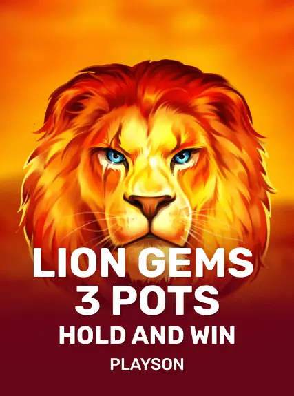 Lion Gems 3 Pots game tile