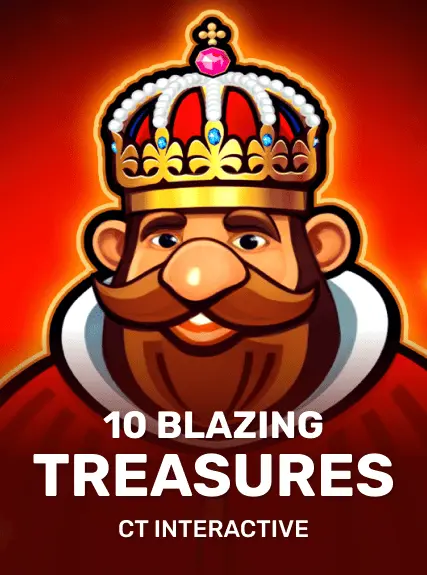 10 Blazing Treasures game tile