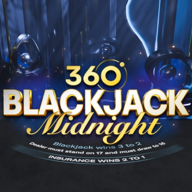 Blackjack 360 Midnight game tile