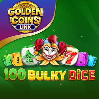 100 Bulky Dice Golden Coins Link game tile