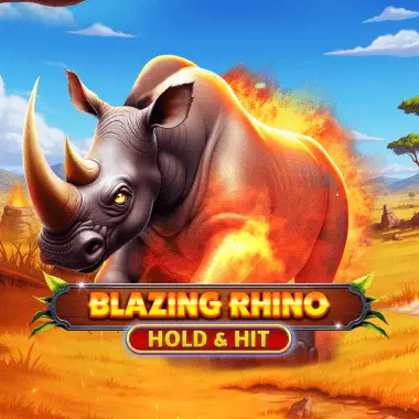 Blazing Rhino - Hold & Hit game tile