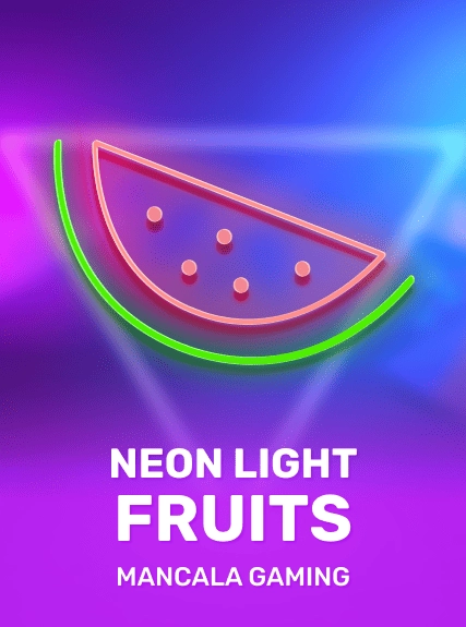 Neon Light Fruits game tile