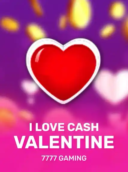 I Love Cash Valentine game tile
