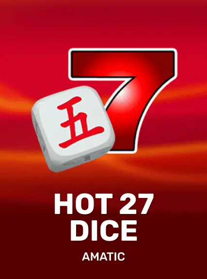 Hot 27 Dice game tile