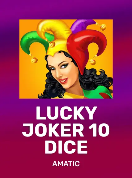Lucky Joker 10 Dice game tile