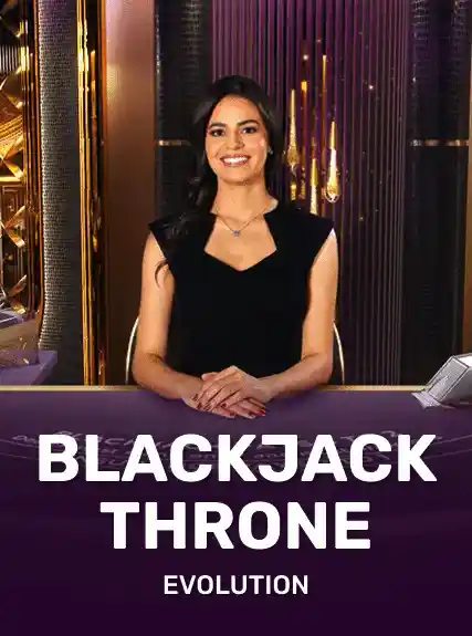 Blackjack Throne game tile