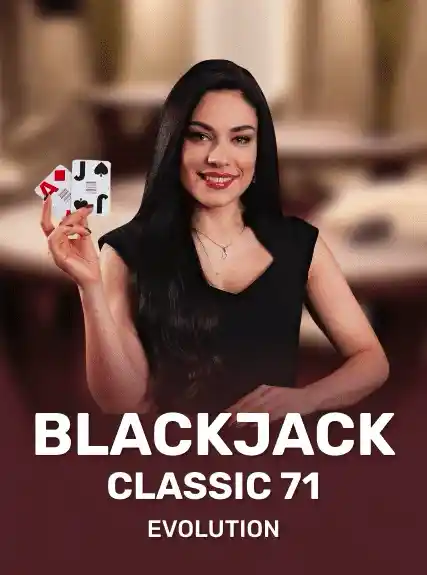 Blackjack Classic 71 game tile