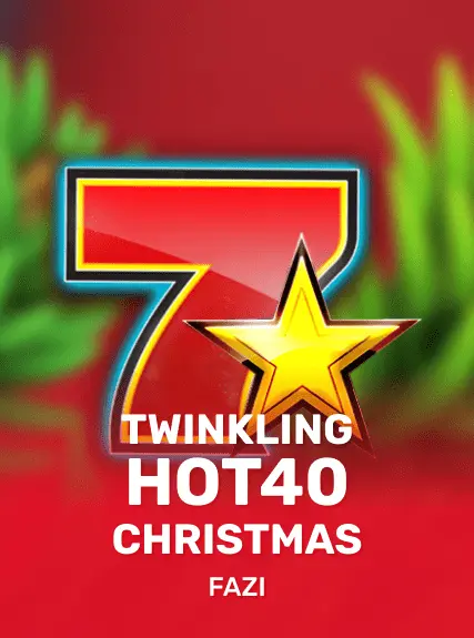 Twinkling Hot 40 Christmas game tile