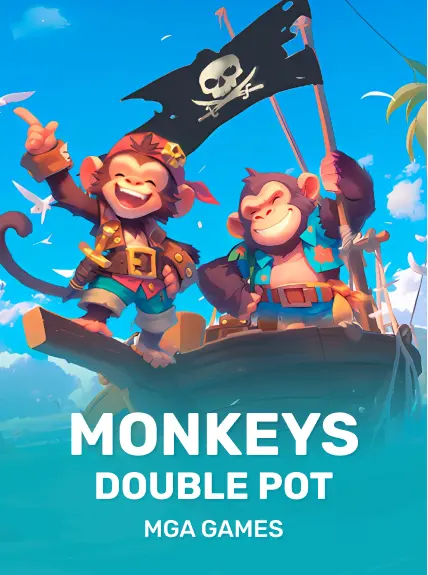 Monkeys Double Pot game tile