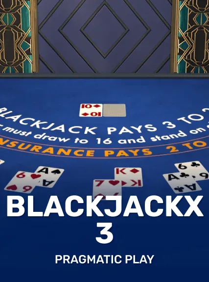 BlackjackX 3 game tile