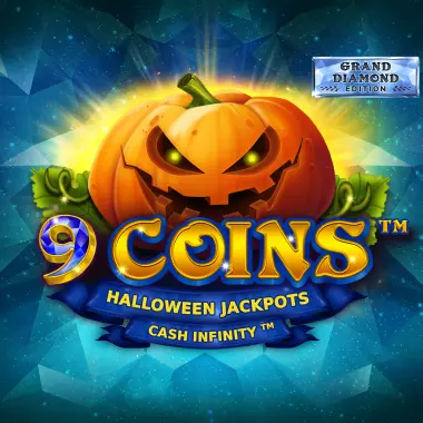 9 Coins Grand Diamond Edition Halloween Jackpots game tile