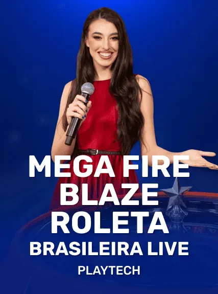 Mega Fire Blaze Roleta Brasileira Live game tile