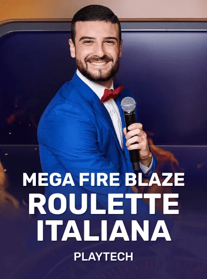 Mega Fire Blaze Roulette Italiana game tile