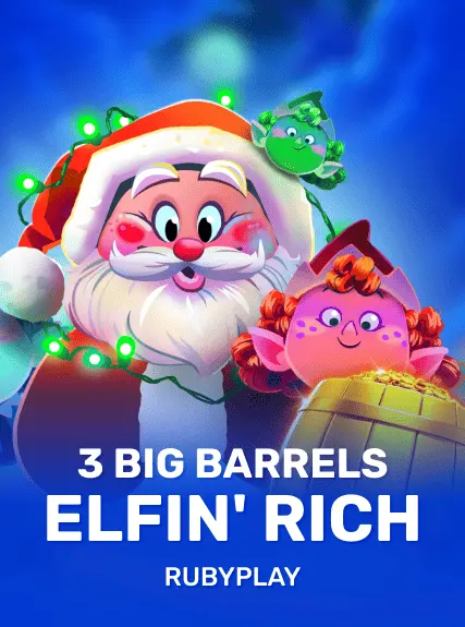 3 Big Barrels Elfin' Rich game tile