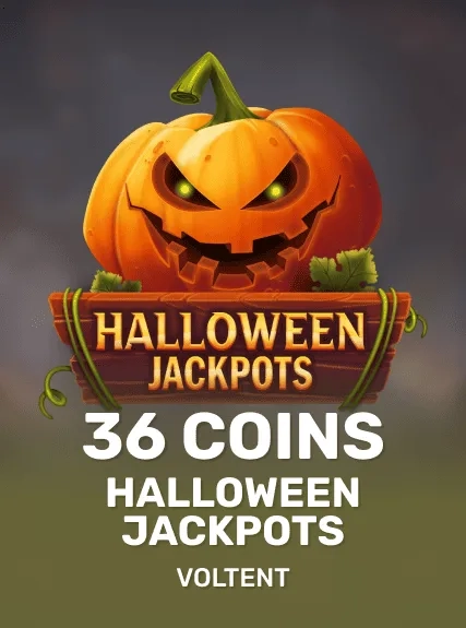 36 Coins Halloween Jackpots game tile