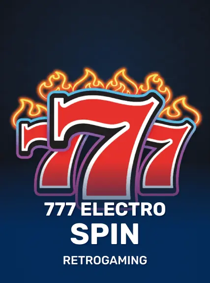 777 Electro Spin game tile