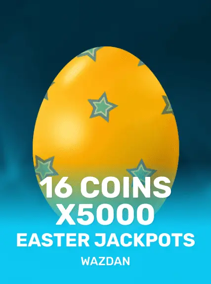 16 Coins x5000 Easter Jackpots game tile