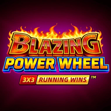 Blazing Power Wheel RUNNING WINS game tile