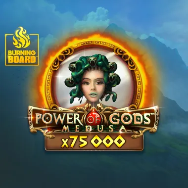 Power of Gods: Medusa Burning Board game tile