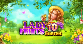 Lady Fruits 10 Easter game tile