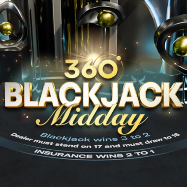 Blackjack 360 Midday game tile