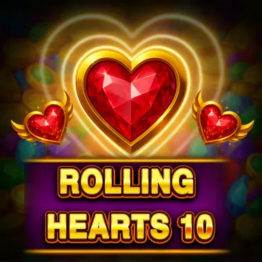 Rolling Hearts 10 game tile