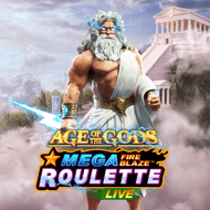 Mega Fire Blaze Age of the Gods Roulette Live