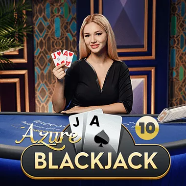 Blackjack 10 - Azure game tile