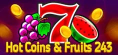 Hot Coins & Fruits 243 game tile