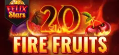 20 Fire Fruits Felix Stars game tile