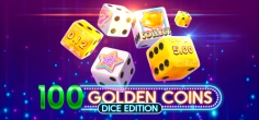 100 Golden Coins Dice Edition game tile