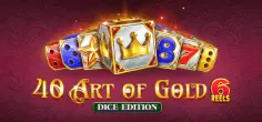 40 Art of Gold 6 Reels Dice Edition game tile