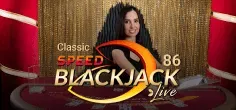 Classic Speed Blackjack 86 game tile