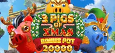 3 Pigs of Xmas Bonus Pot 20,000 game tile