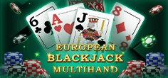 European Blackjack Multihand game tile