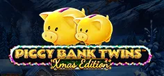 Piggy Bank Twins Xmas game tile