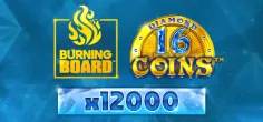 16 Coins Diamond Burning Board game tile