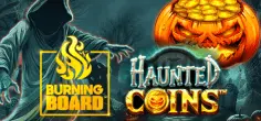 Haunted Coins Burning Board game tile