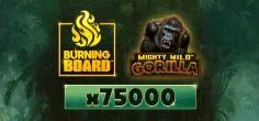 Mighty Wild: Gorilla Burning Board game tile