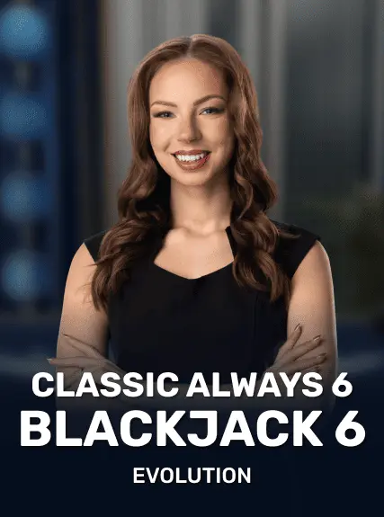 Classic Always 6 Blackjack 6 game tile
