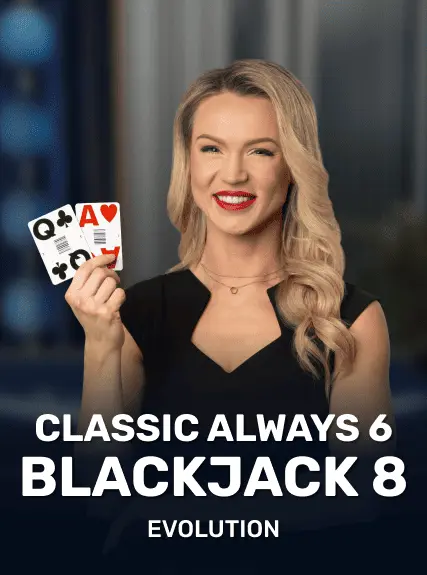 Classic Always 6 Blackjack 8 game tile
