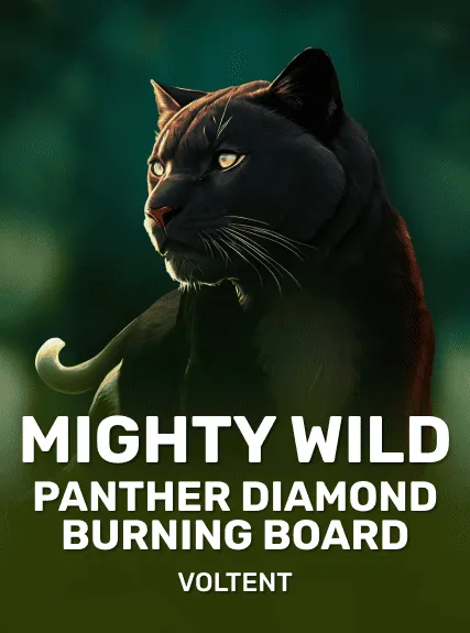 Mighty Wild: Panther Diamond Burning Board game tile