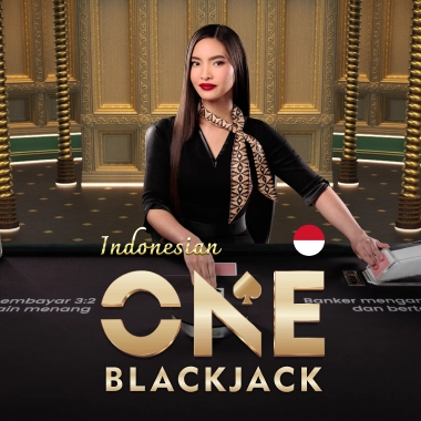 Indonesian ONE Blackjack game tile