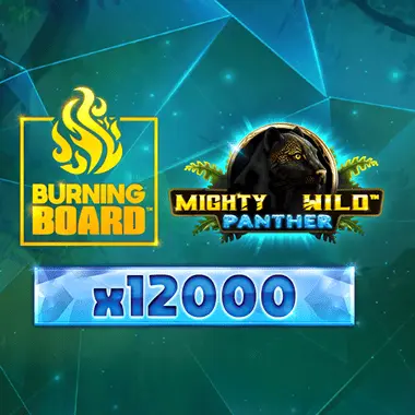 Mighty Wild: Panther Diamond Burning Board game tile