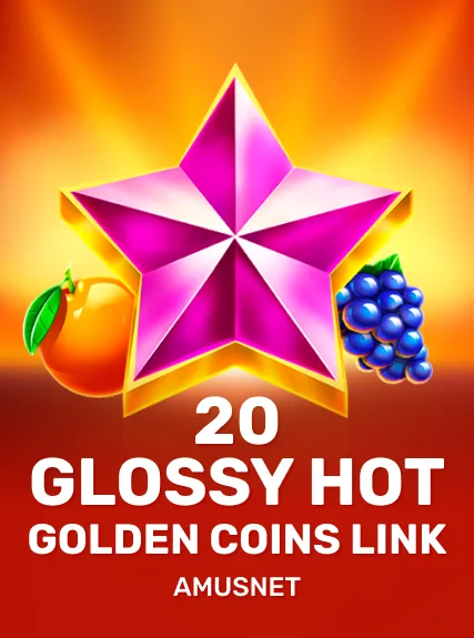 20 Glossy Hot Golden Coins Link game tile