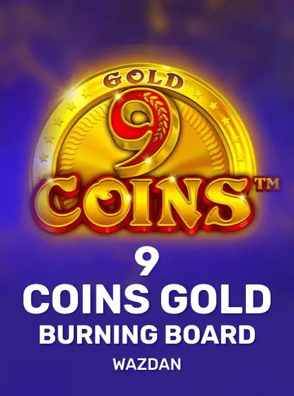 9 Coins Gold Burning Board game tile