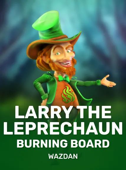 Larry the Leprechaun Burning Board game tile