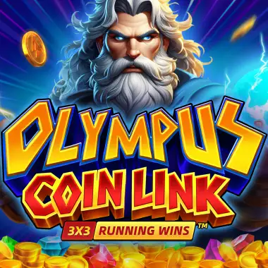 Olympus Coin Link: Running Wins 3X3 game tile