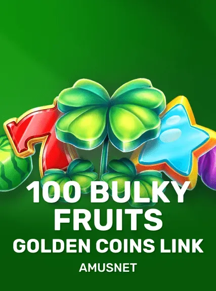 100 Bulky Fruits Golden Coins Link game tile